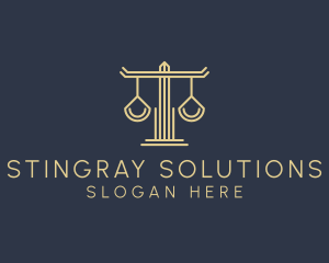 Law Firm Scales logo design