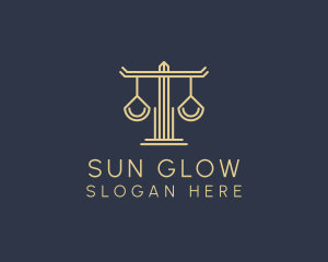 Law Firm Scales logo design