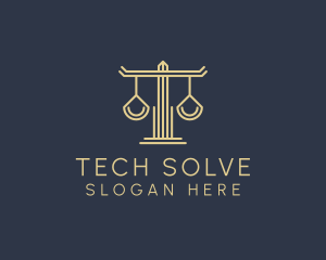 Law Firm Scales logo design