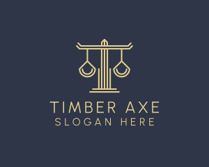 Law Firm Scales logo design