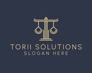 Law Firm Scales logo design