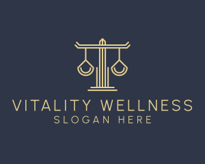 Law Firm Scales logo design