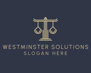 Law Firm Scales logo design