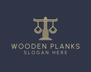 Law Firm Scales logo design