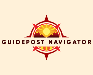 Compass Adventure Navigation logo design