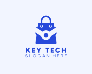 Tech Shopping Bag logo design