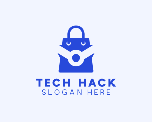 Tech Shopping Bag logo design