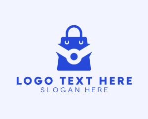 Buy And Sell - Tech Shopping Bag logo design