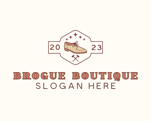 Brogue Men Shoes logo design