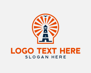 Coastal - Coastal Lighthouse Tower logo design