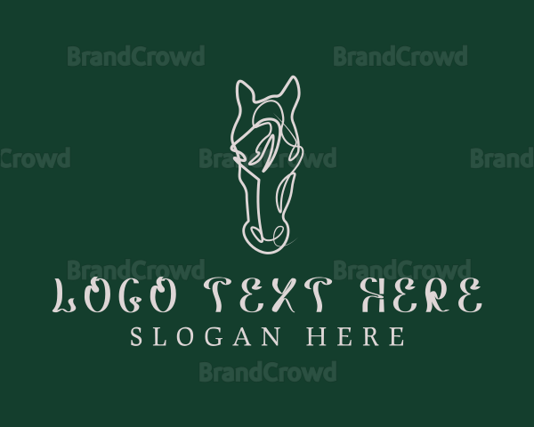 Horse Head Animal Logo