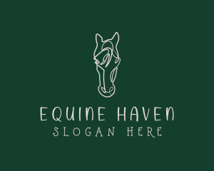 Horse Head Animal logo design