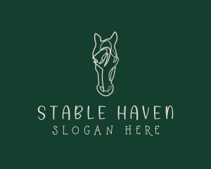 Horse Head Animal logo design