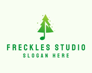 Christmas Music Studio logo design