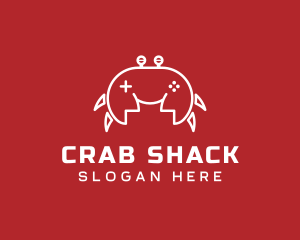 Crab Console Crustacean logo design