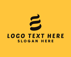 Tail - Abstract Twist Spiral logo design