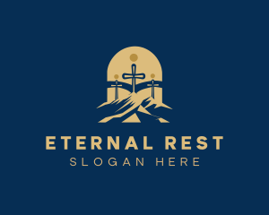 Spiritual Church Cross logo design