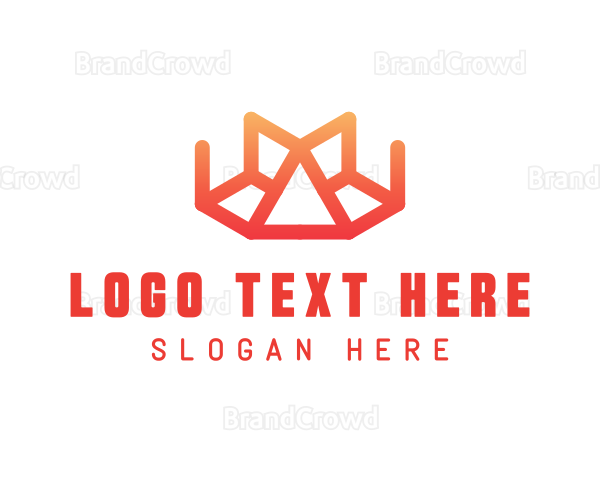 Modern Geometric Structure Logo