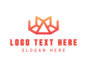 Brand - Modern Geometric Structure logo design
