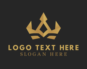 Gold - Upscale Tiara Glam logo design