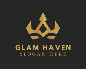 Glam - Upscale Tiara Glam logo design