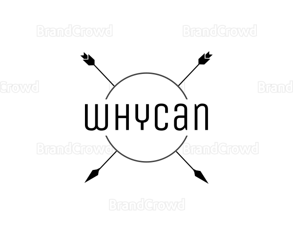 Elegant Bohemian Arrow Logo