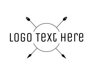 Wordmark - Elegant Bohemian Arrow logo design