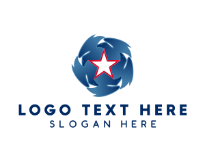 Washington - Eagle Patriotic Star logo design