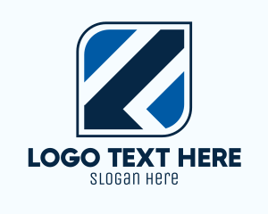 Web - Blue Tech Application logo design