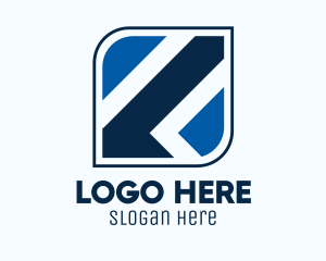 Blue Tech Application Logo