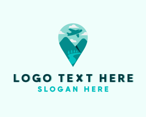 Travel Blogger - Travel Plane Tourism logo design