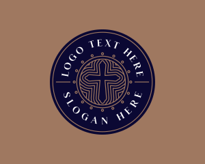God - Holy Cross Ministry logo design