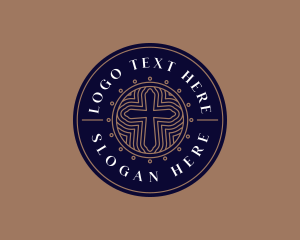 God - Holy Cross Ministry logo design