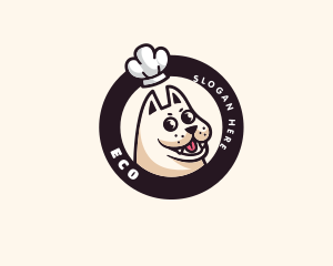 Pet Dog Chef Hat  Logo