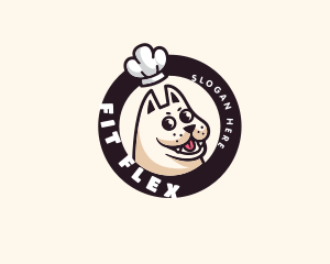 Pet Dog Chef Hat  Logo