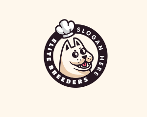 Pet Dog Chef Hat  logo design