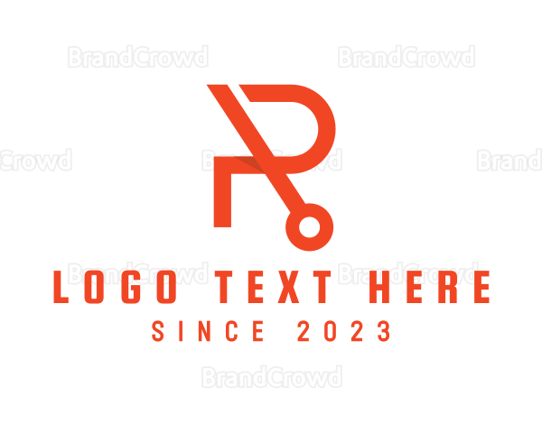 Modern Tech Letter R Logo