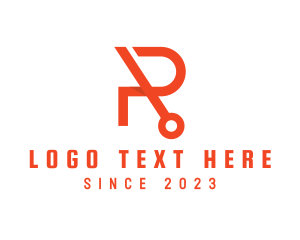 Cyber - Modern Tech Letter R logo design