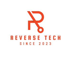 Modern Tech Letter R logo design