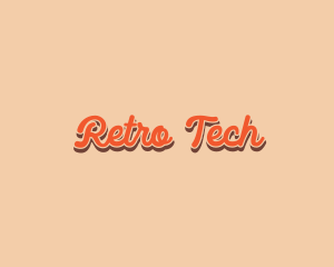 Retro Style Cursive logo design