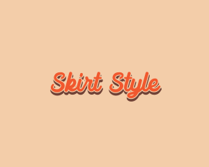 Retro Style Cursive logo design