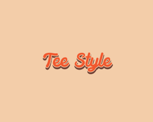 Retro Style Cursive logo design