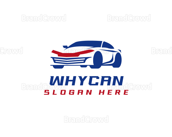 Sedan Car Driving Logo