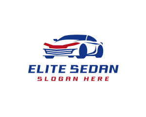 Sedan Car Driving logo design