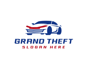Automobile - Sedan Car Driving logo design