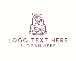 Catering - Flower Cake Pastry logo design