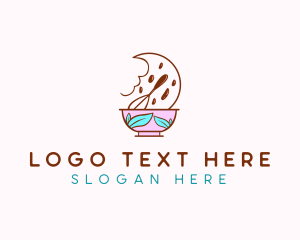 Biscuit - Mixing Cookie Bowl logo design