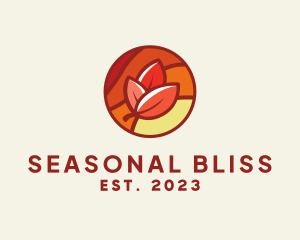 Season - Autumn Leaf Season logo design