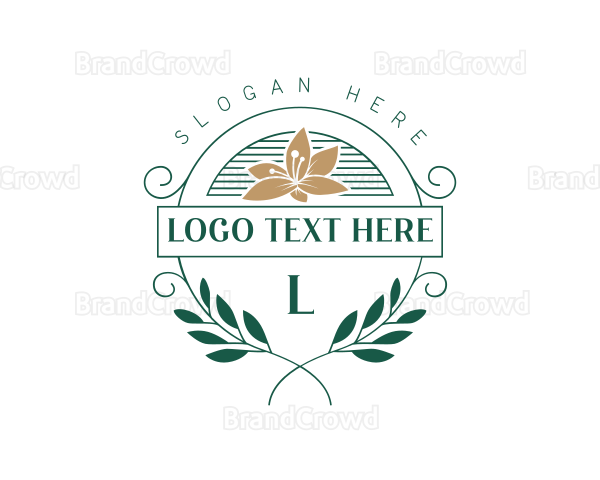 Elegant Garden Wedding Logo