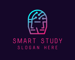 Study - Mental Brain Circuit Technology logo design